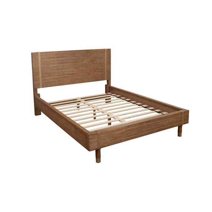 Alpine Furniture Easton Sand Queen Platform Bed ALPN-2088-01Q