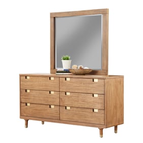 Alpine Furniture Easton Sand Dresser and Mirror