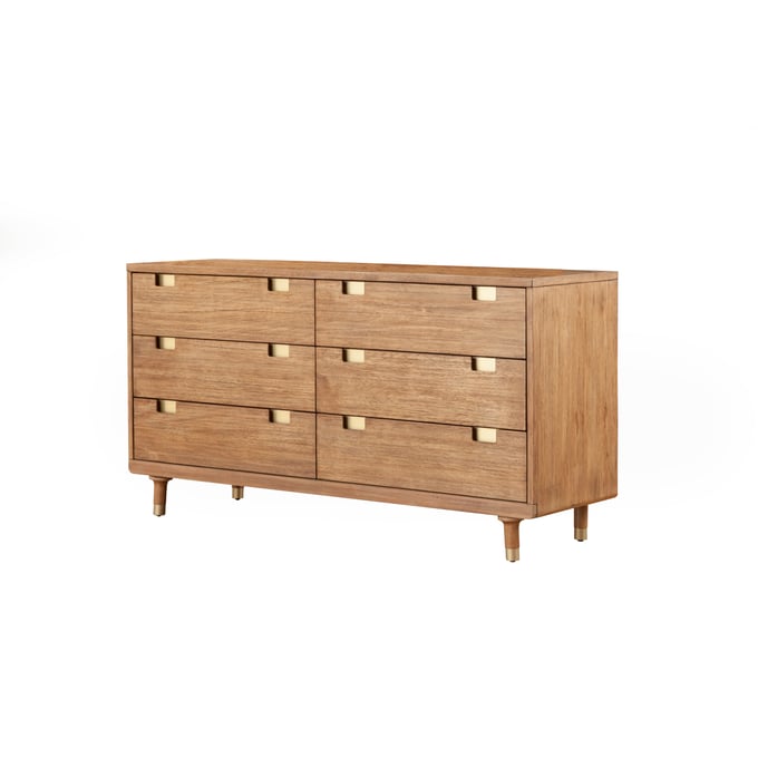 Alpine Furniture Easton Sand Six Drawer Dresser ALPN-2088-03