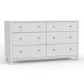 Stapleton 6 Drawer Dresser, White