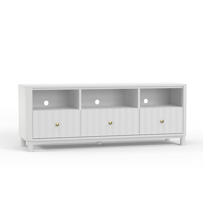 Alpine Furniture Stapleton White TV Console ALPN-2090-10