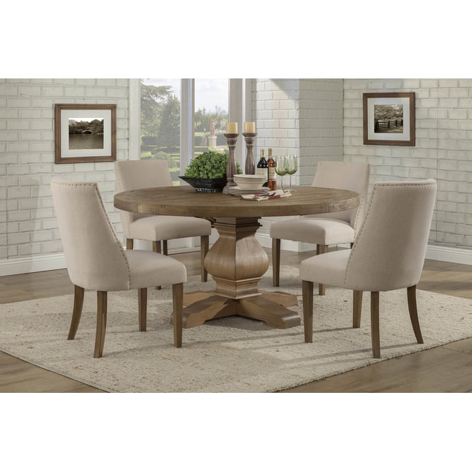 Alpine Furniture Kensington Natural 5pc Dining Room Set ALPN-2668-25-DR-S2