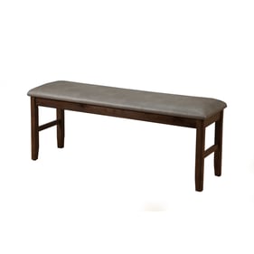 Alpine Furniture Emery Walnut Dining Bench