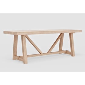 Alpine Furniture Raquel Driftwood Rectangular Dining Table