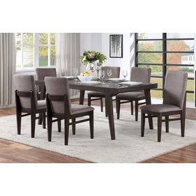 Alpine Furniture Olejo Chocolate 7pc Dining Room Set