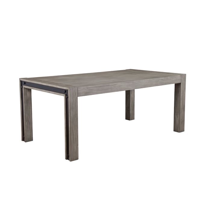 Alpine Furniture Fallon Grey Black Dining Table ALPN-3394-01