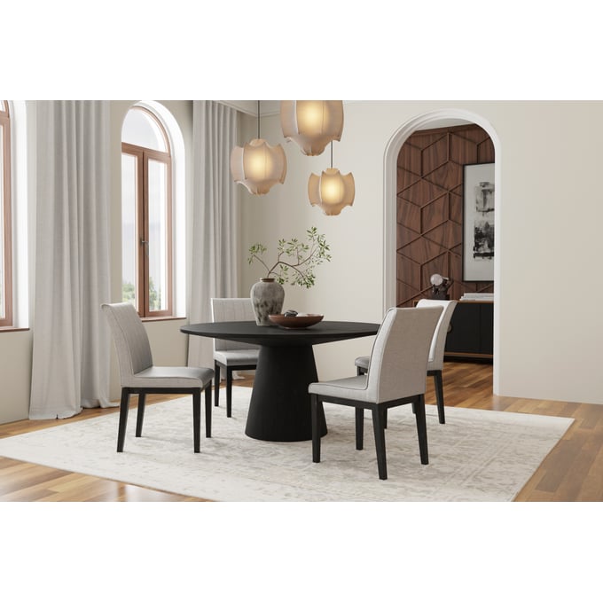 Alpine Furniture Cove Vintage Black 5pc Dining Room Set ALPN-3859-DR-S1