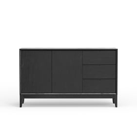 Alpine Furniture Cove Vintage Black Server