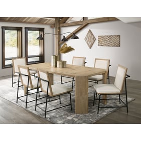 Alpine Furniture Sloane Driftwood 7pc Dining Room Set