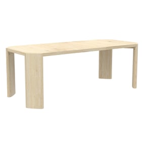 Alpine Furniture Sloane Driftwood Extension Dining Table