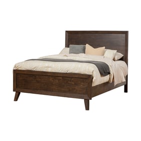 Alpine Furniture Alcott Tobacco Queen Panel Bed