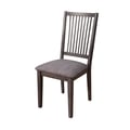 Lennox Set of 2 Side Chairs, Dark Tobacco