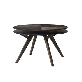 Alpine Furniture Lennox Dark Tobacco Round Dining Table