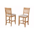 Aspen Set of 2 Pub Chairs, Antique Natural