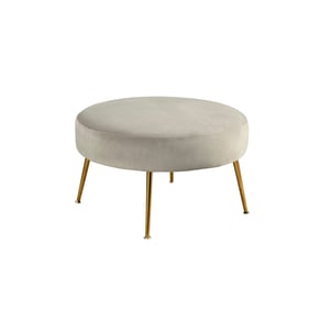 Alpine Furniture Rebecca Grey Footstool