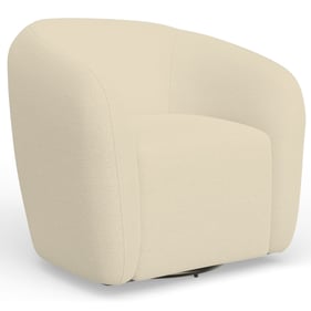 Alpine Furniture Margo Ivory Cream Swivel Chair