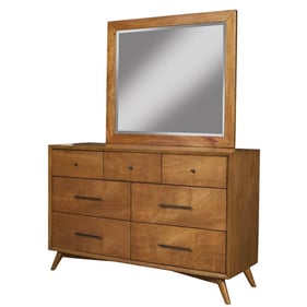 Alpine Furniture Flynn Acorn Dresser and Mirror