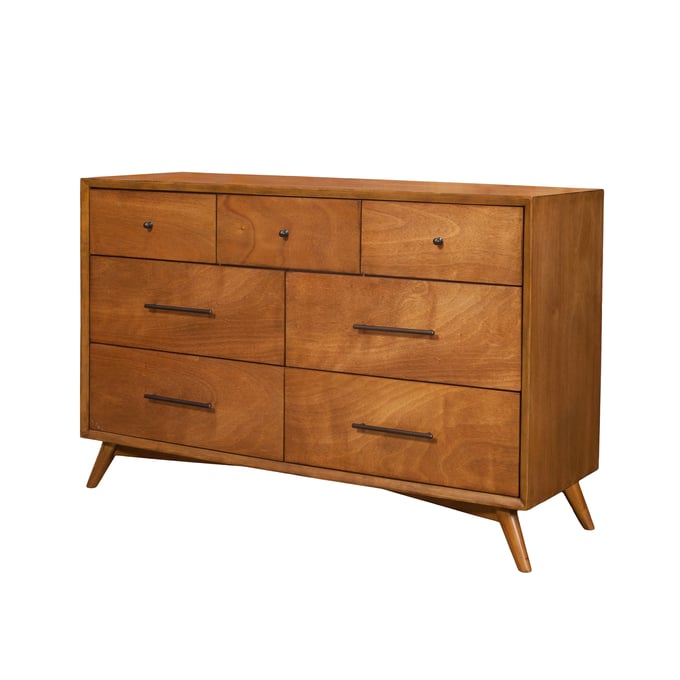 Alpine Furniture Flynn Acorn 7 Drawer Dresser ALPN-966-03