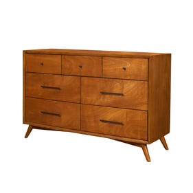 Alpine Furniture Flynn Acorn 7 Drawer Dresser