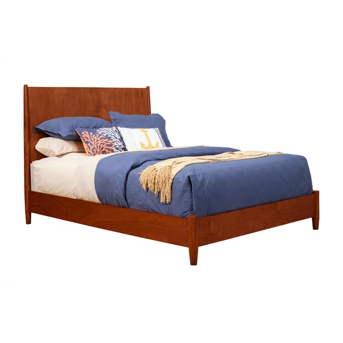 Alpine Furniture Flynn Acorn Full Panel Bed ALPN-966-08F