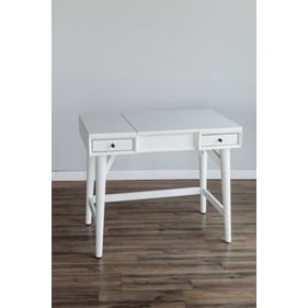 Alpine Furniture Flynn White Bedroom Vanity