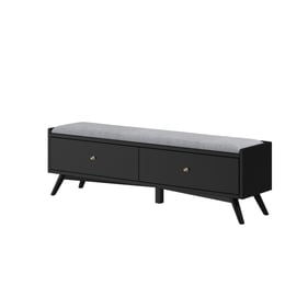 Alpine Furniture Flynn Black Bench