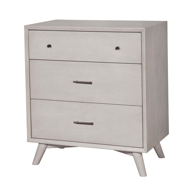 Alpine Furniture Flynn Gray 3 Drawer Small Chest ALPN-966G-04