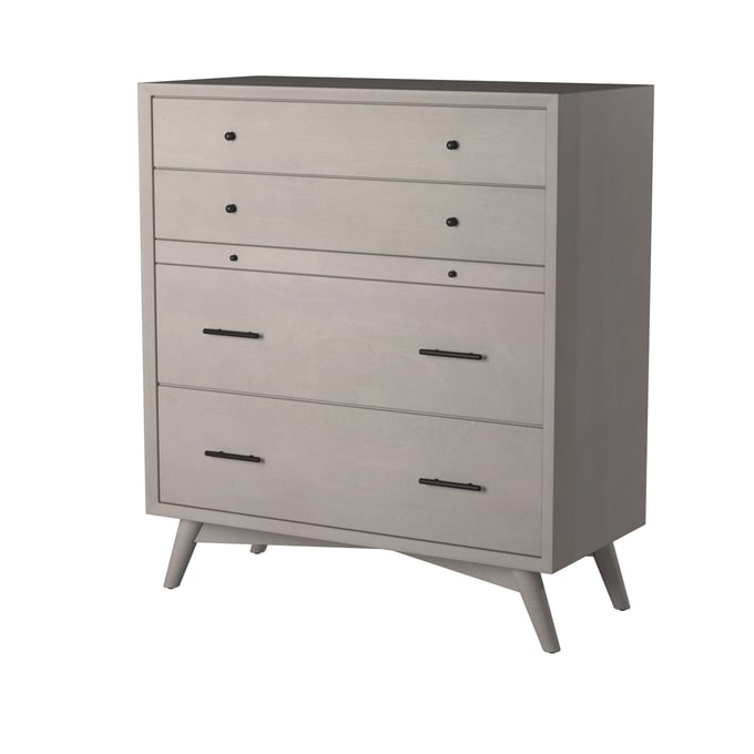 Alpine Furniture Flynn Gray 4 Drawer Chest ALPN-966G-05