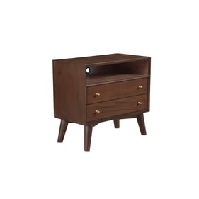 Alpine Furniture Flynn Walnut Large Nightstand