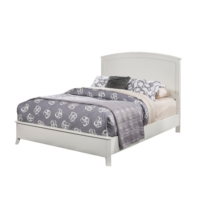 Alpine Furniture Baker White Queen Panel Bed ALPN-977-W-01Q