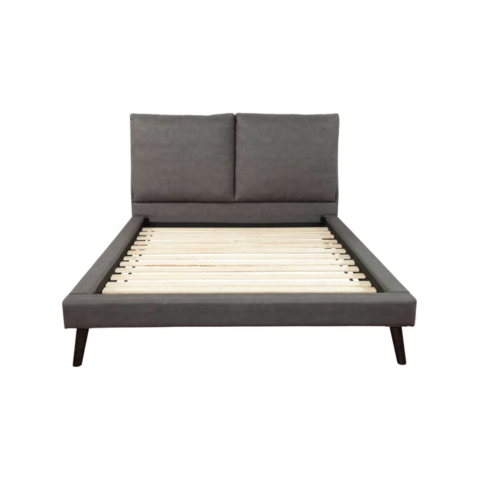 Alpine Furniture Gabriela Grey King Platform Bed ALPN-9901EK