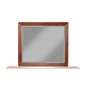 Alpine Furniture Flynn Acorn White Mirror