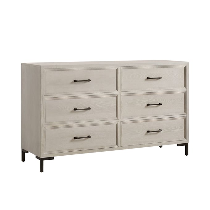 Alpine Furniture Bradley Antique White 6 Drawer Dresser ALPN-F7210-05