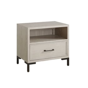 Alpine Furniture Bradley Antique White Nightstand