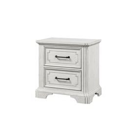 Alpine Furniture Clara White Mist Nightstand