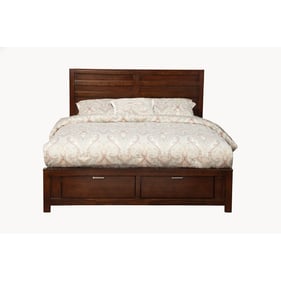 Alpine Furniture Carmel Cappuccino Queen Storage Bed