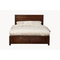 Carmel Queen Storage Bed, Cappuccino