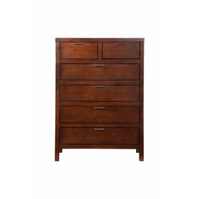 Alpine Furniture Carmel Cappuccino 6 Drawer Chest