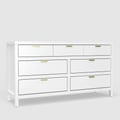 Carmel 7 Drawer Dresser, White