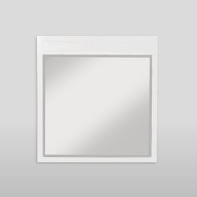 Alpine Furniture Carmel White Mirror