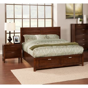 Alpine Furniture Carmel Cappuccino 2pc Bedroom Set with King Bed