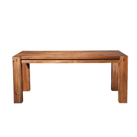 Alpine Furniture Shasta Salvaged Natural Leg Dining Table