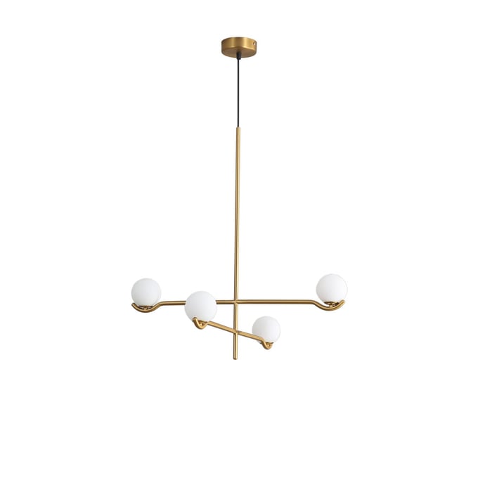 Mobital Nebula Brass 2 Arm Pendant Lamp MBT-ALPNEBUBRAS2ARM