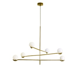 Mobital Nebula Brass 3 Arm Pendant Lamp