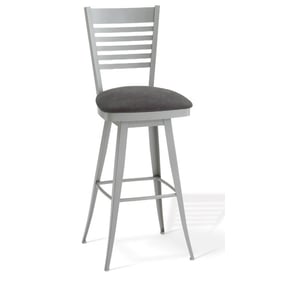 Edwin Swivel 30 Inch Stool (Upholstered Seat)