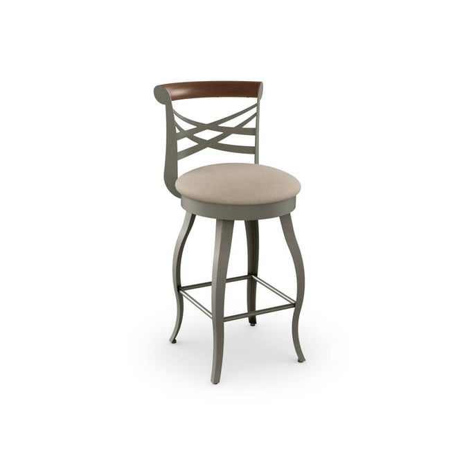 Whisky Swivel 26 Inch Stool (Solid Wood Accent) AMC-41512-26-MFW