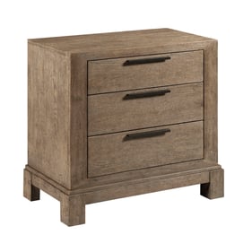 American Drew Hollins Medium Stain Smoke Nightstand