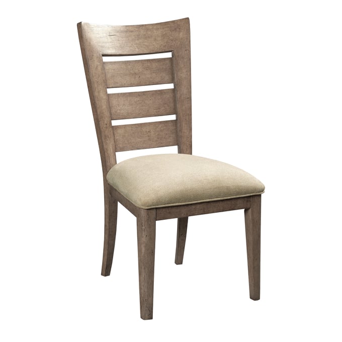 2 American Drew Medium Stain Smoke Ladder Back Side Chairs AMDRW-010-636