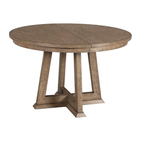 American Drew Knox Medium Stain Smoke Round Dining Table