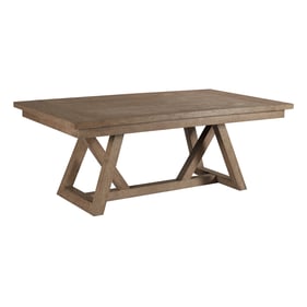 American Drew Lighthouse Medium Stain Smoke Dining Table